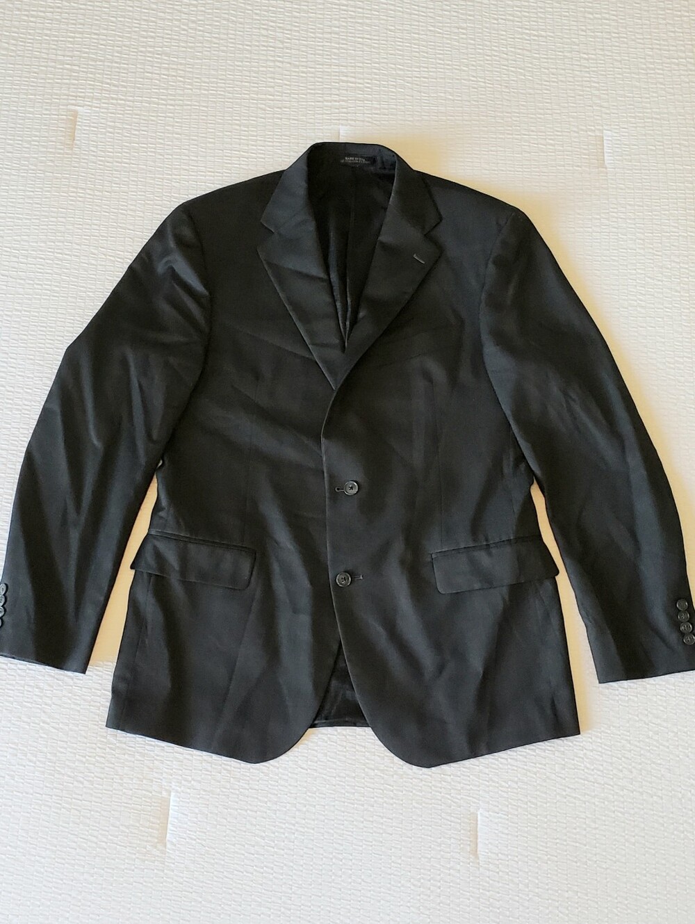 JoS. A. Bank Reserve Men's Wool 2-Button Italian Fabric Blazer (42L) Gray {USA}